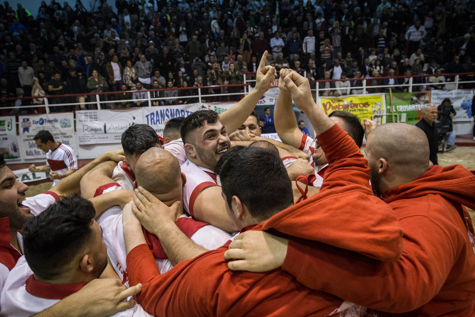 final lucha Tijarafe Guanche Tegueste