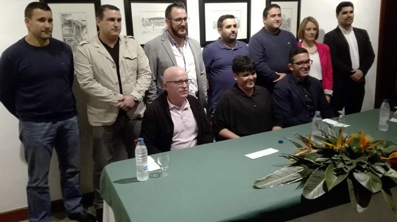 Josefina Rodriguez Presidenta de La Palma y equipo
