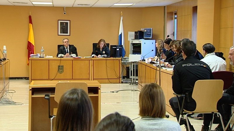 Vista general del juicio iniciado ayer | Cedida por TVC
