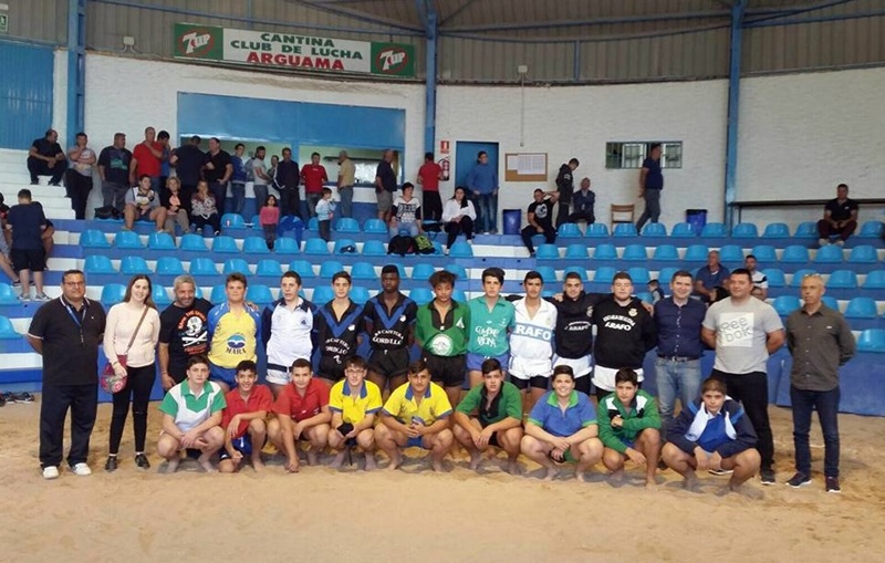 Concentración de luchadores infantiles de la zona Sur de Tenerife