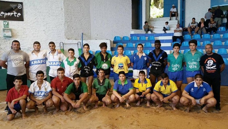 Concentración de luchadores infantiles de la zona Sur de Tenerife