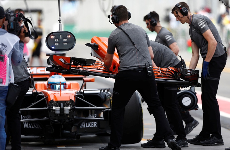 El piloto español de Fórmula 1 Fernando Alonso (McLaren)