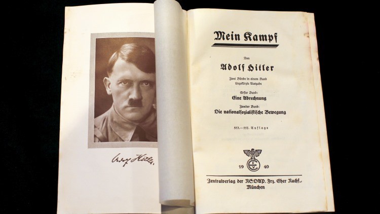 Mein Kampf. / REUTERS Mein Kampf. / REUTERS