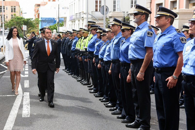 Plantilla de la Policía Local de Santa Cruz de Tenerife. Sergio Méndez