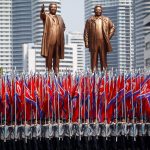 Imágenes de los desfiles del Día del Sol en Corea del Norte | REUTERS/Damir Sagolj