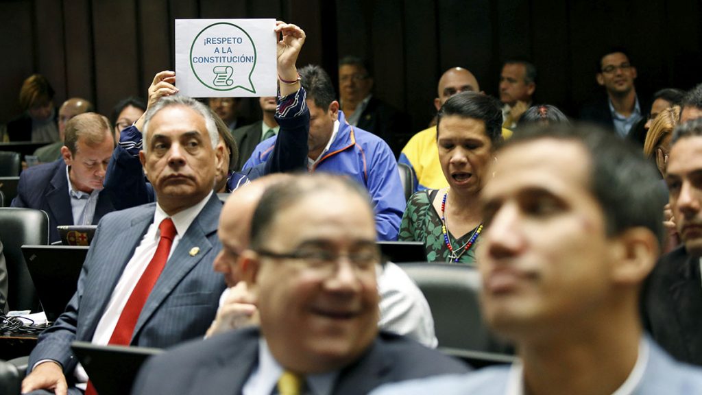 Asamblea Nacional de Venezuela. REUTERS/Carlos Garcia
