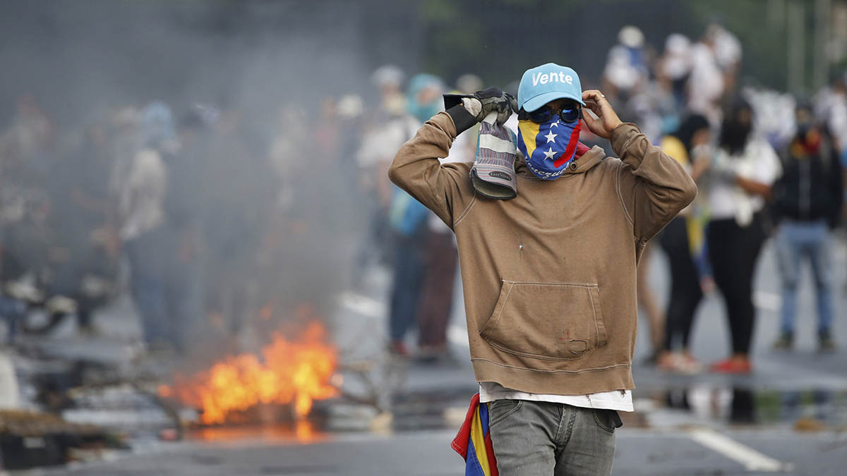 Manifestaciones contra el Gobierno de Nicolás Maduro. REUTERS/Carlos Garcia