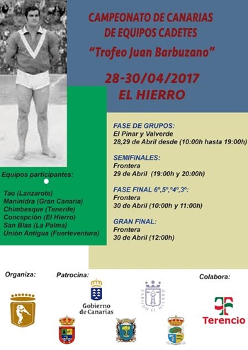 Trofeo Juan Barbuzano equipos cadetes