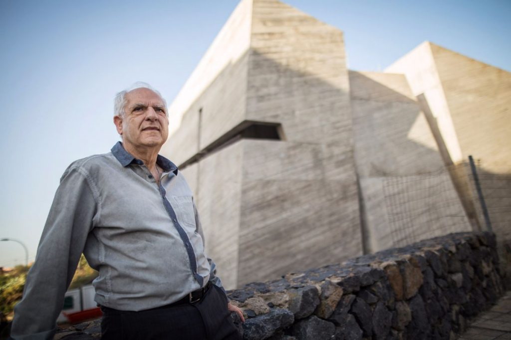 El párroco de Las Chumberas, Aurelio Feliciano. Andrés Gutiérrez