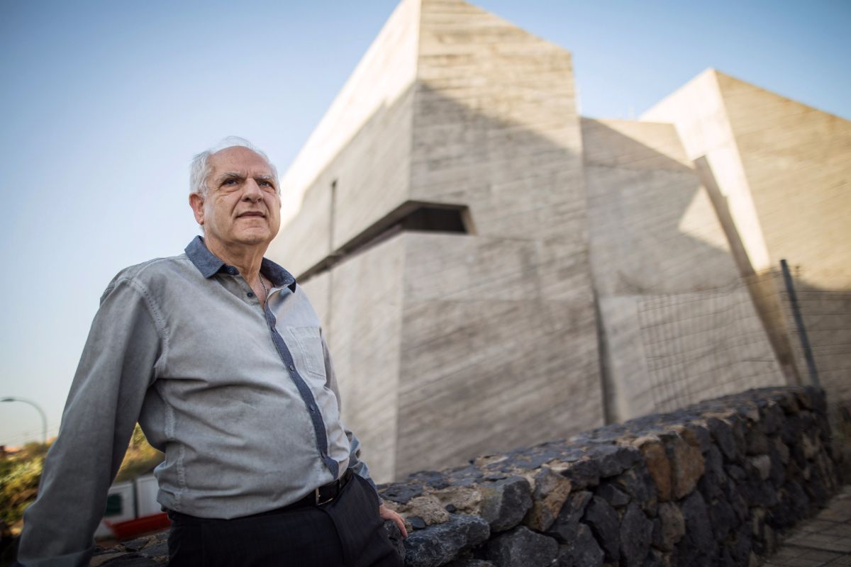 El párroco de Las Chumberas, Aurelio Feliciano. Andrés Gutiérrez