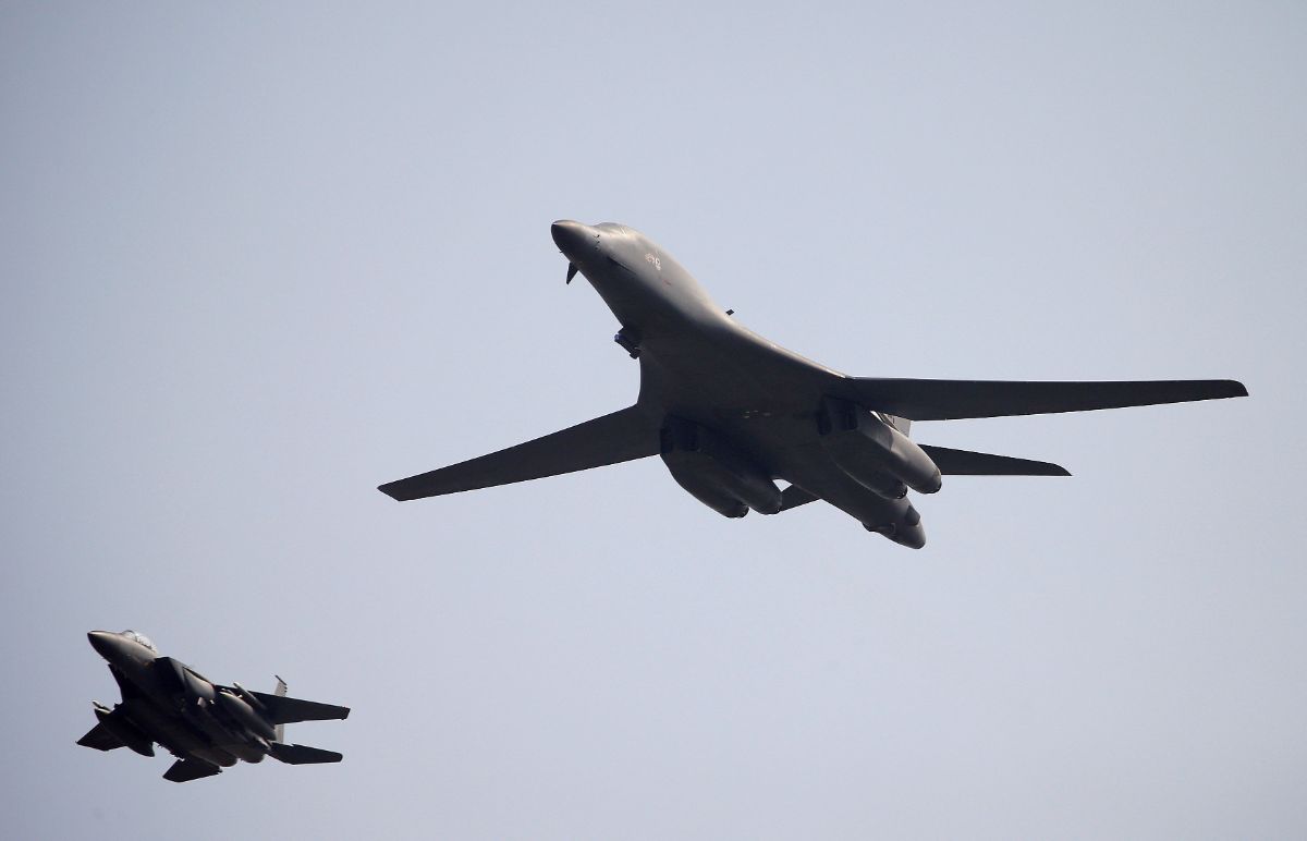 Dos bombarderos de EEUU del tipo B-1B | REUTERS/Kim Hong-Ji