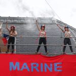 Activistas de Femen protestan contra Le Pen al norte de Francia | REUTERS/Pascal Rossignol