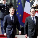 Proclamación de Emmanuel Macron como presidente de Francia. REUTERS/Francois Mori