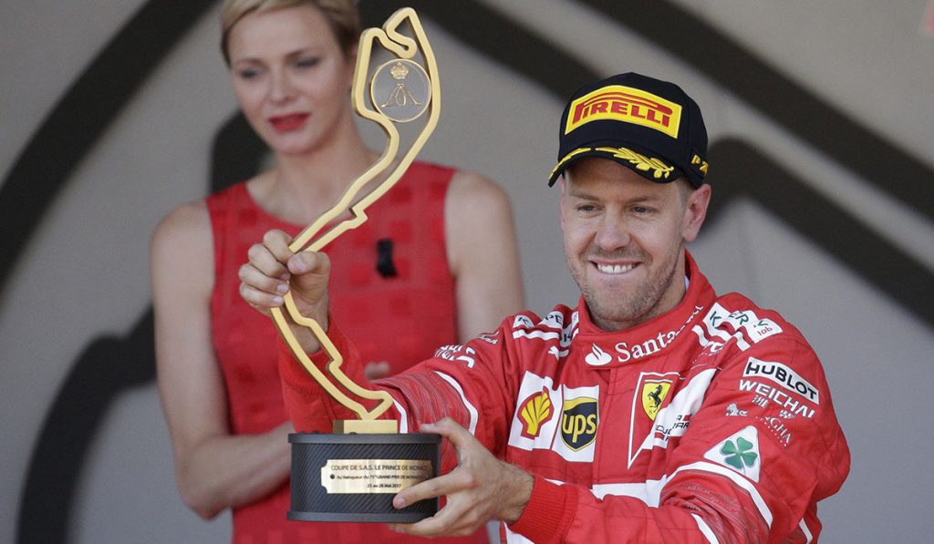 Sebastian Vettel (Ferrari). REUTERS/Max Rossi