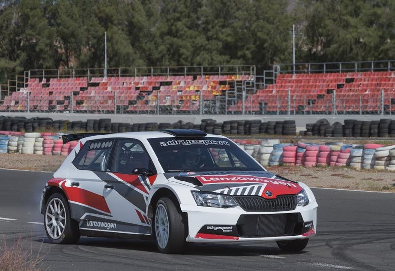 Adrián García Skoda Fabia R5