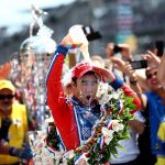 Momentos de la celebración de Sato y su equipo de la victoria en las 500 millas de Indianápolis | Mark J. Rebilas-USA TODAY Sport