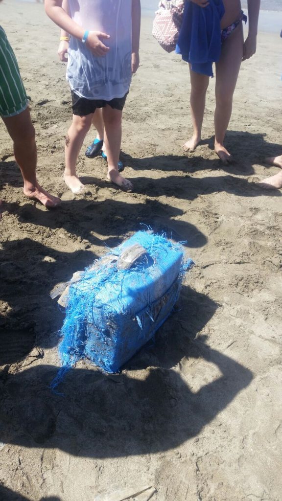 El fardo con hachís en playa de Las Américas | DA