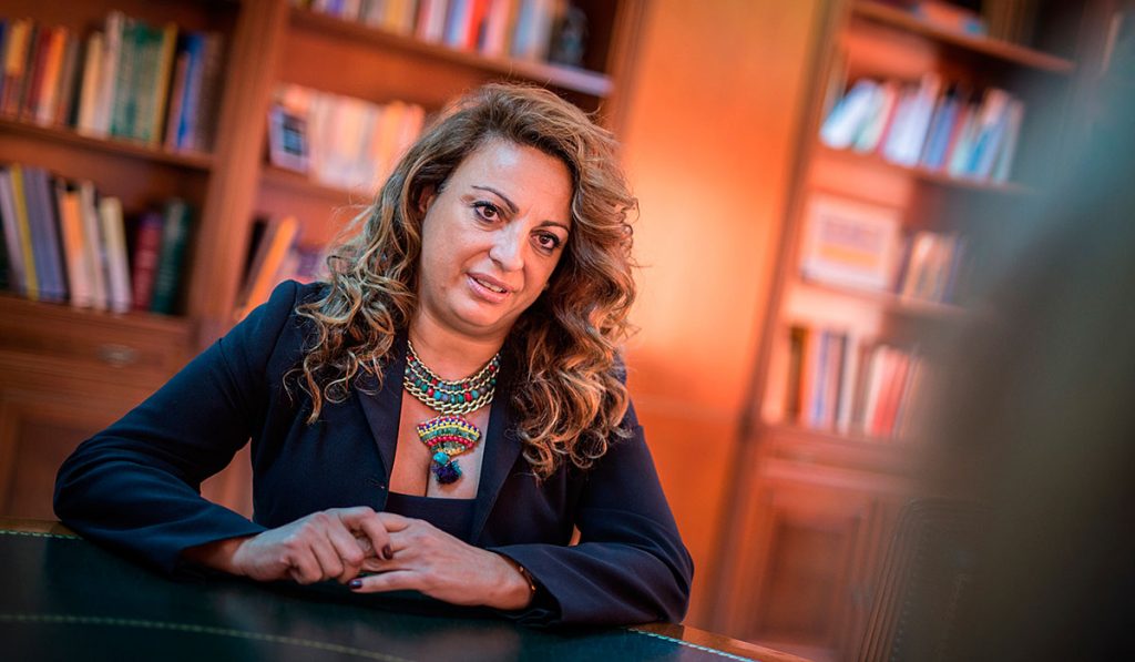 La consejera de Políticas Sociales del Gobierno canario, Cristina Valido. Andrés Gutiérrez
