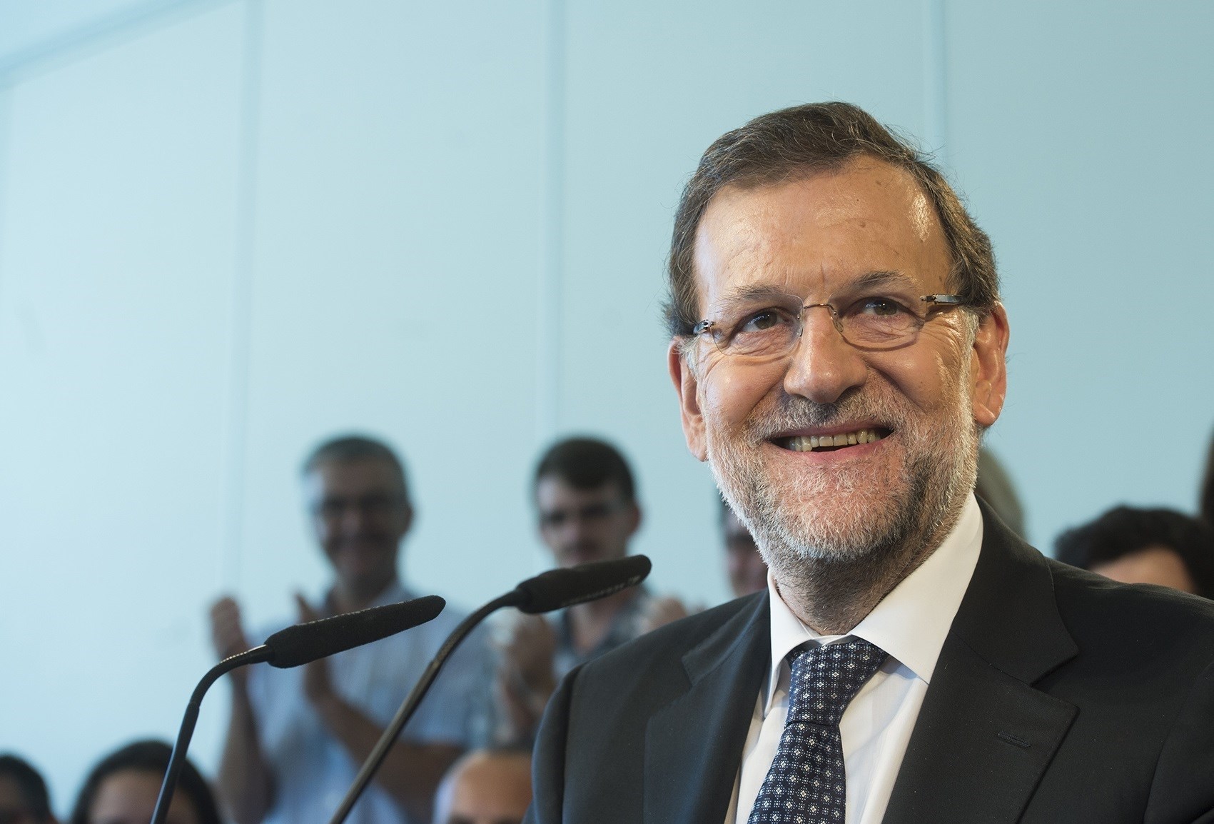 Mariano Rajoy durante una intervención pública | FOTO: DAVID MUDARRA