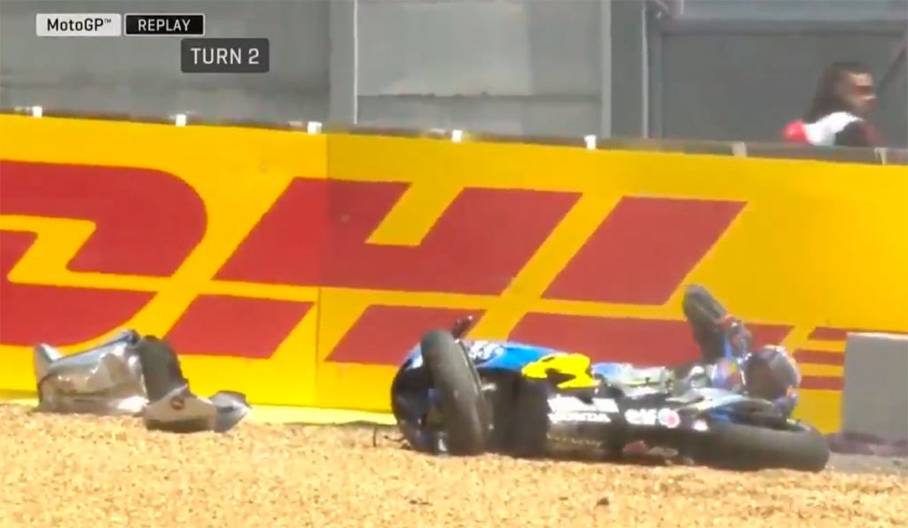 JACK MILLER ACCIDENTE MOTOGP FRANCIA