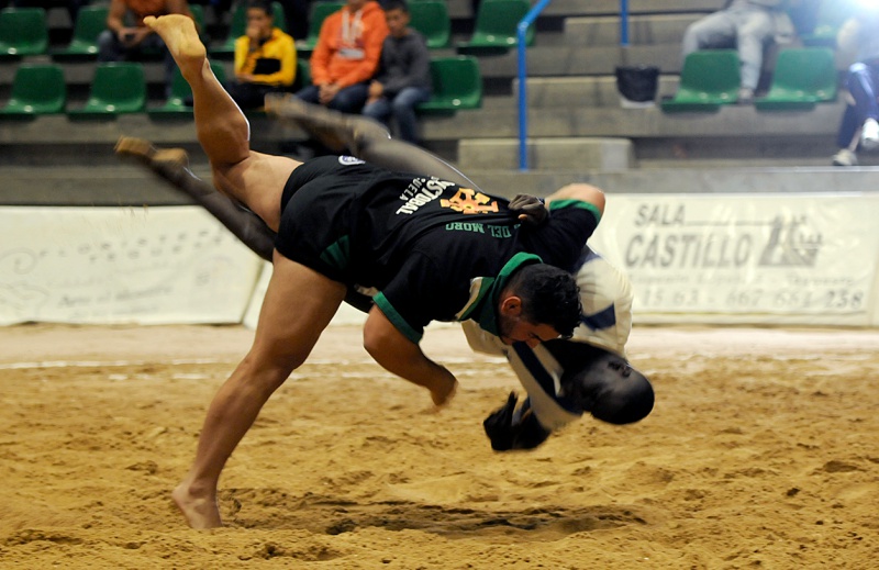 lucha canaria Tegueste Llano del Moro Copa Cajasiete Donelia Perez 1