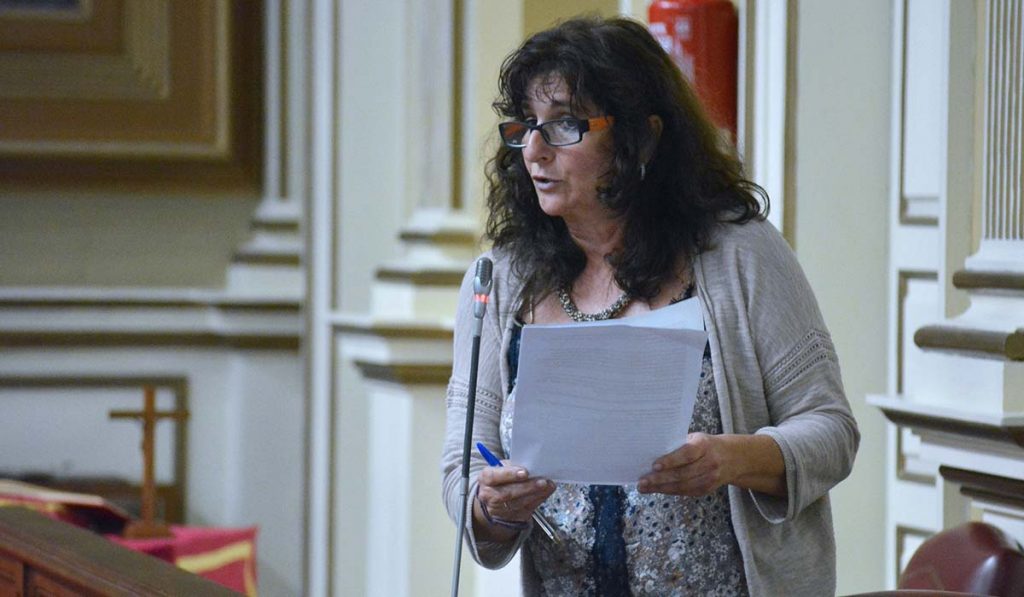 Concepción Monzón, candidata a la Secretaría General de Podemos Canarias. DA