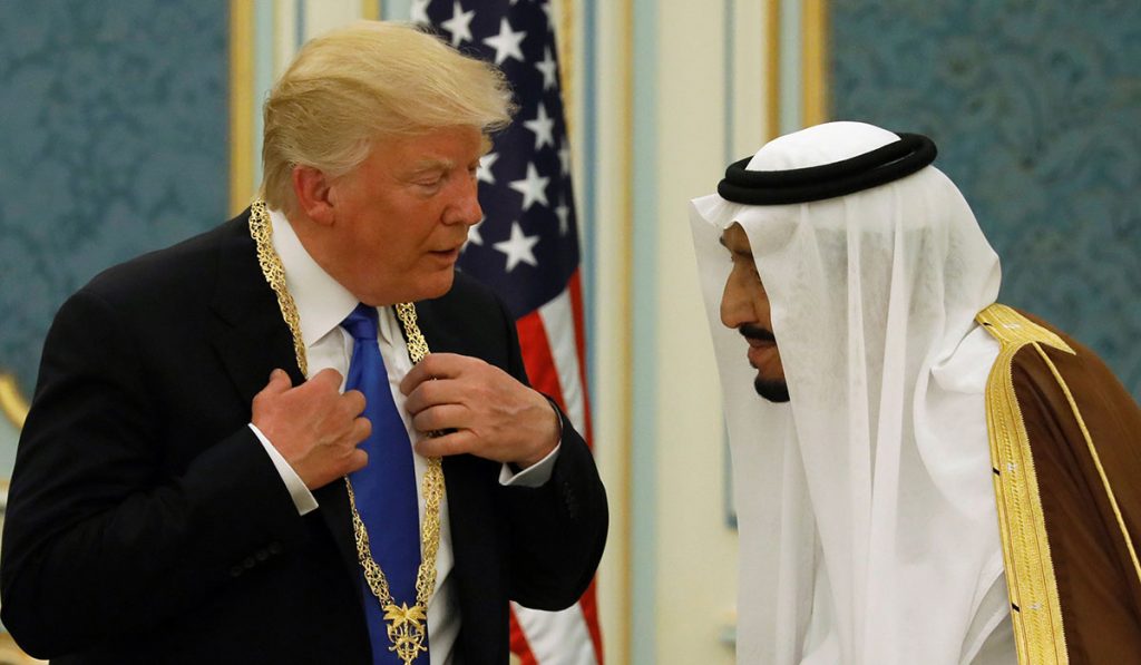 Donald Trump y el rey Salman