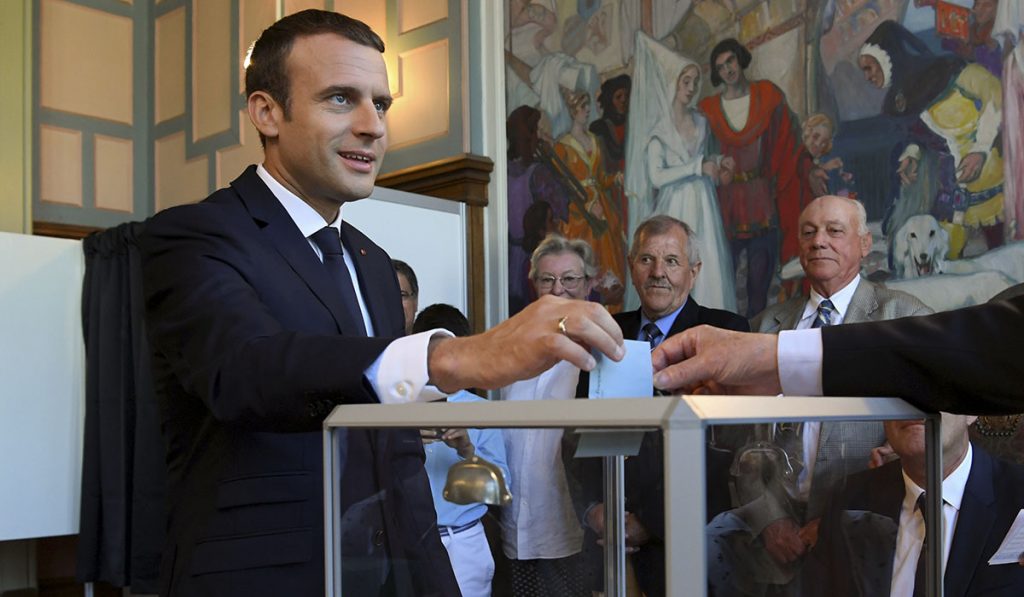 Emmanuel Macron, presidente francés. REUTERS/Christophe Archambault