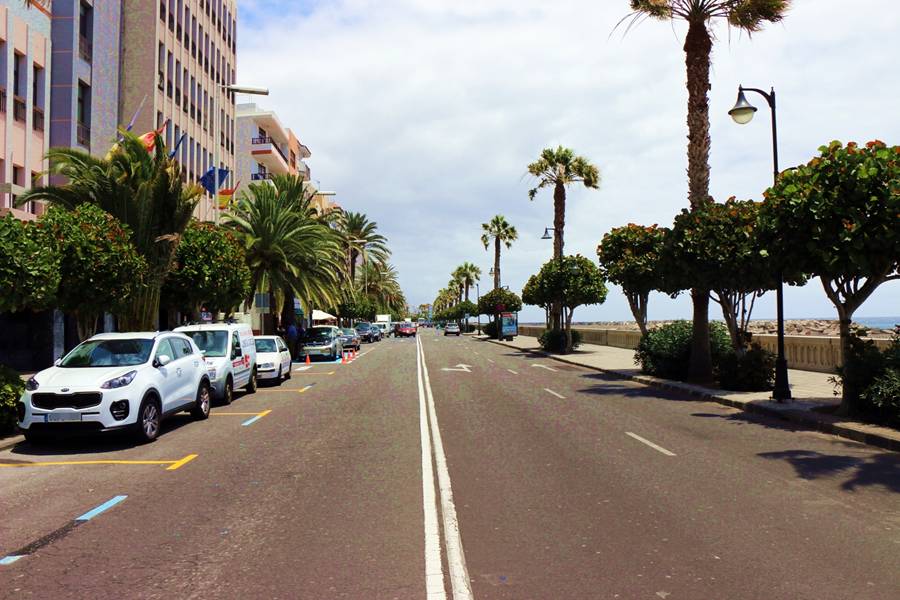 La avenida Marítima de Santa Cruz de La Palma. | D. S.
