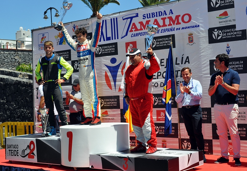 Podio Categoria 1 Javier Villa Manuel Aviles y Guillermo Evora