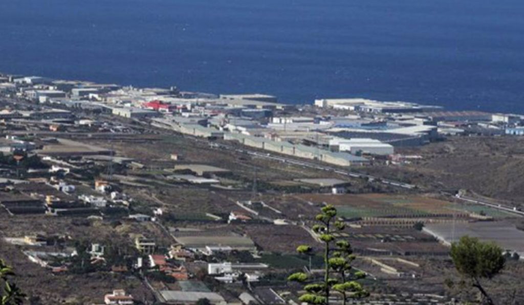 Vista general del Polígono Industrial del Valle de Güímar. DA