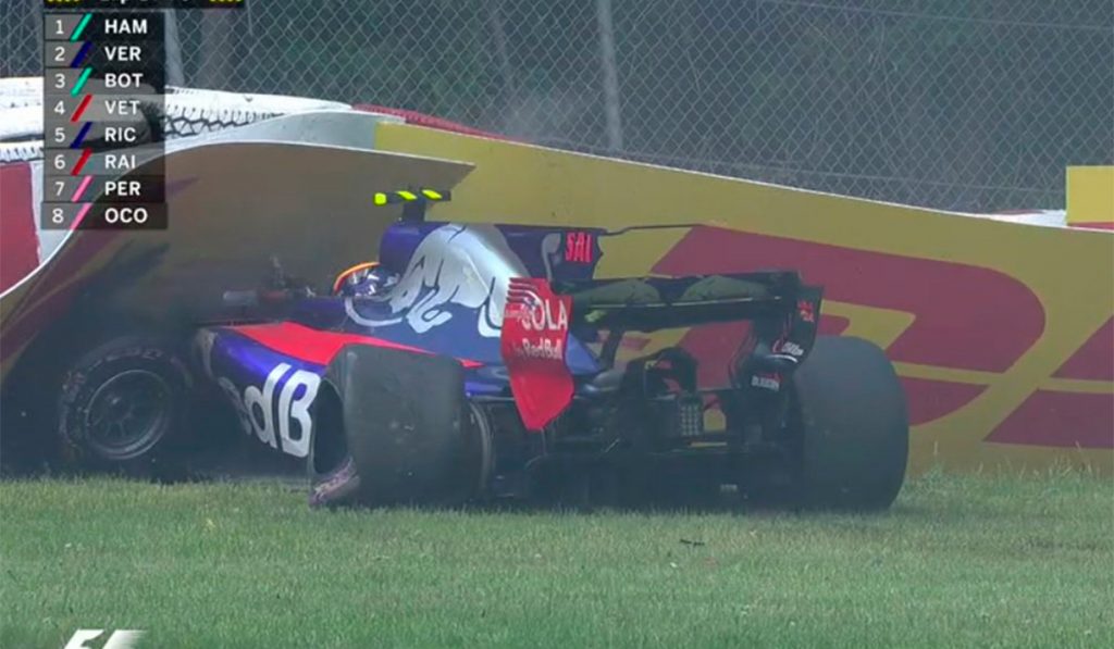 ACCIDENTE CARLOS SAINZ GP CANADÁ 2017