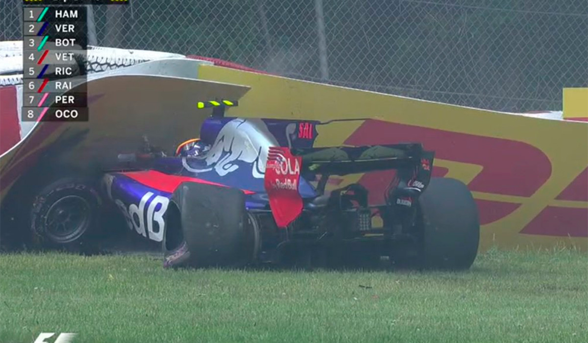 ACCIDENTE CARLOS SAINZ GP CANADÁ 2017