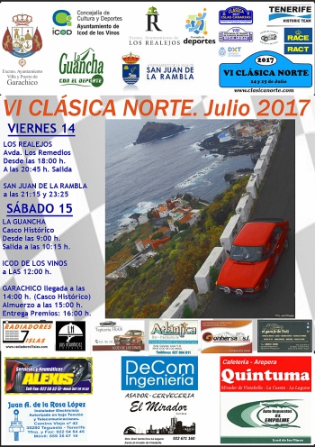 cartel VI Clásica Norte 2017