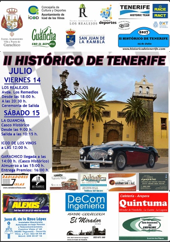cartel III Histórico de Tenerife 2017