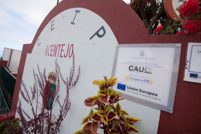 Las familias de los alumnos del Aula Enclave del CEIP Acentejo no quieren que sus hijos vuelvan al colegio el próximo ciclo lectivo. Fran Pallero