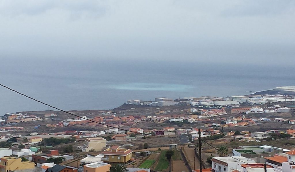 Los vertidos al mar desde el Polígono Industrial Valle de Güímar han sido una constante desde hace más de 40 años. DA