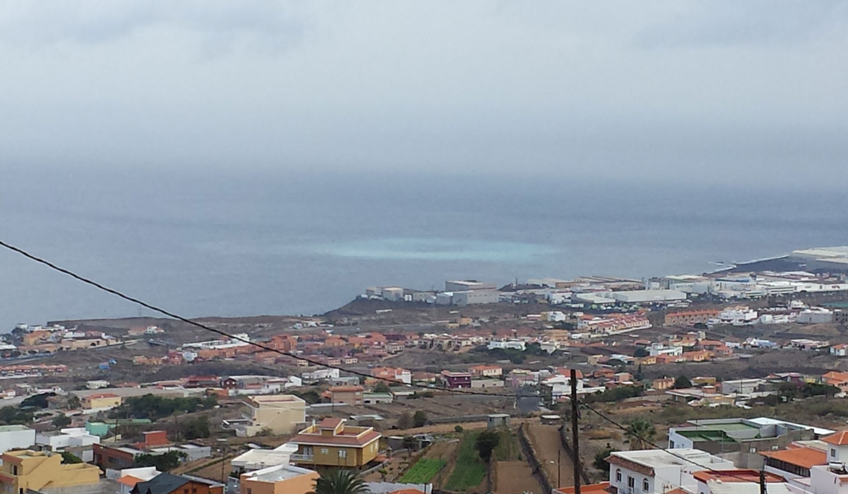 Los vertidos al mar desde el Polígono Industrial Valle de Güímar han sido una constante desde hace más de 40 años. DA