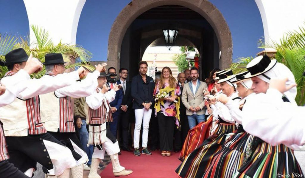 Carlota Corredera fue pregonera de San Pedro el año pasado. DA