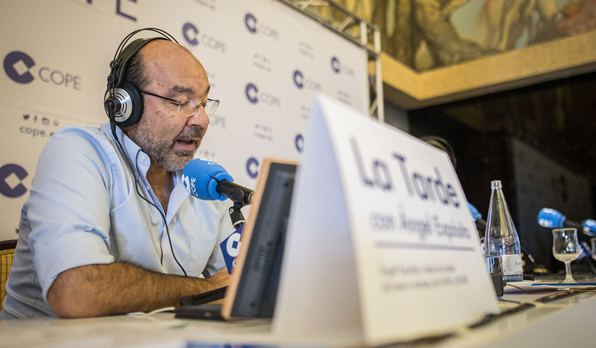 Ángel Expósito, periodista, presentador del programa ‘La Tarde’ en la COPE. Andrés Gutiérrez