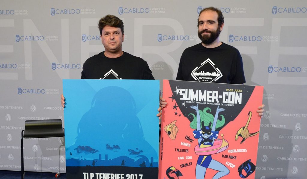 El consejero Antonio García Marichal y el director de TLP Marce Concepción presentaron ayer el encuentro. DA