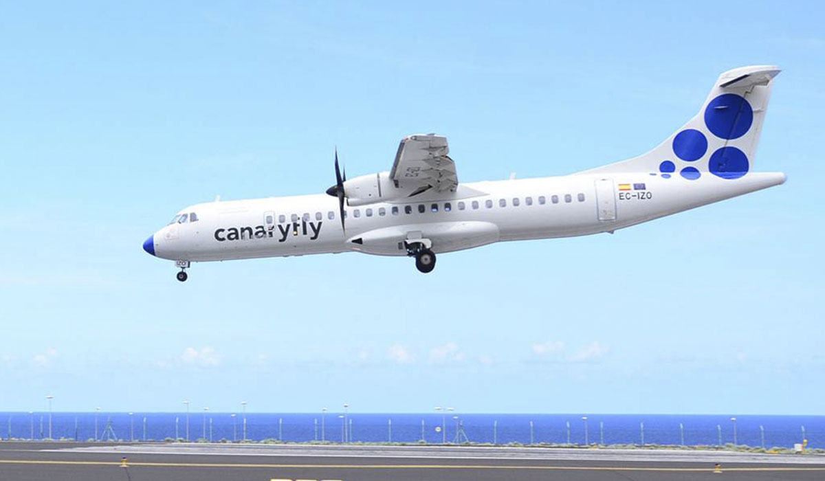 Avión de CanaryFly. | CANARYFLY