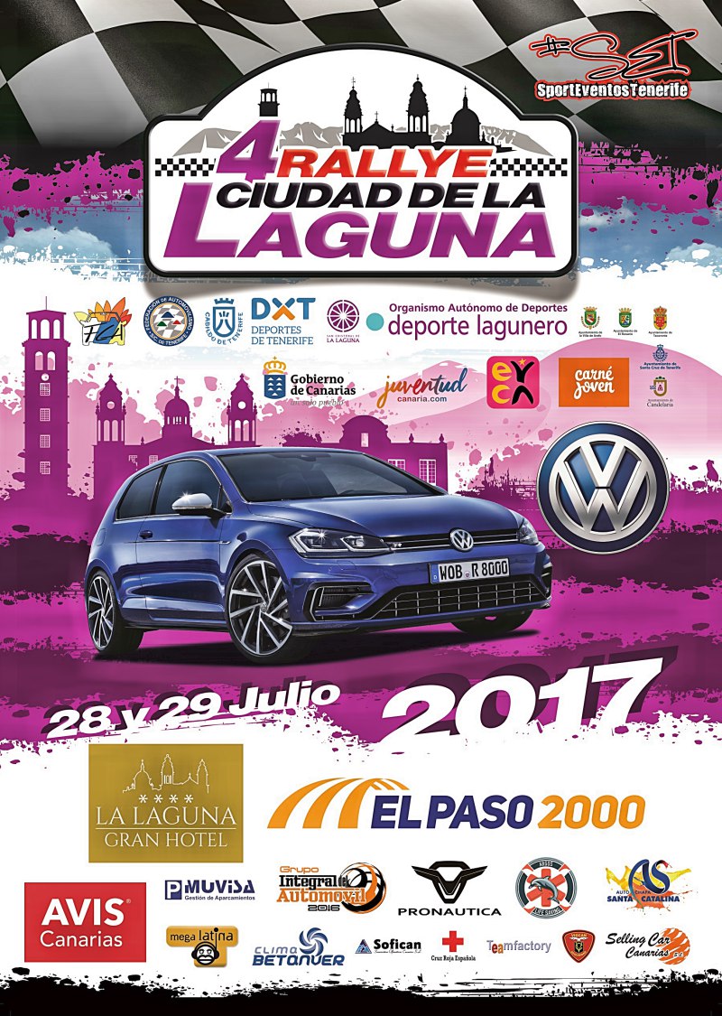 Cartel IV Rally Ciudad de La Laguna
