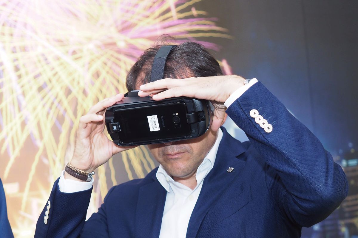  Las gafas de realidad virtual son uno de los atractivos. Sergio Méndez