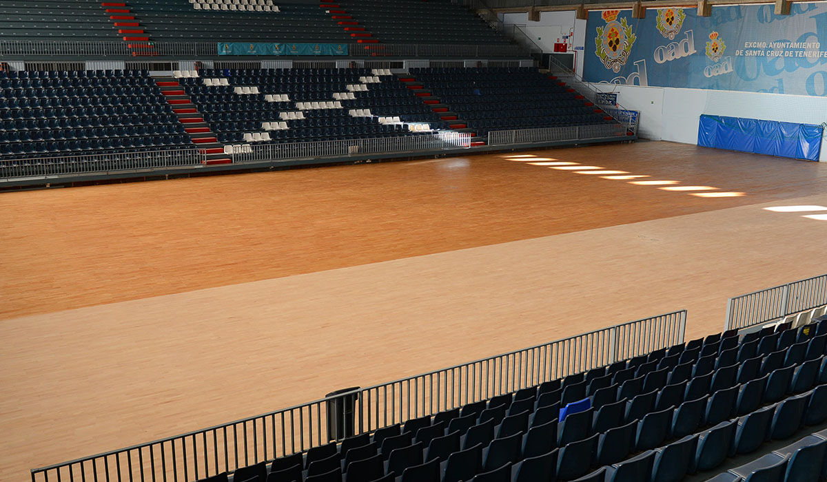 Las instalaciones del pabellón Quico Cabrera están obsoletas para acoger este evento mundial. Sergio Méndez