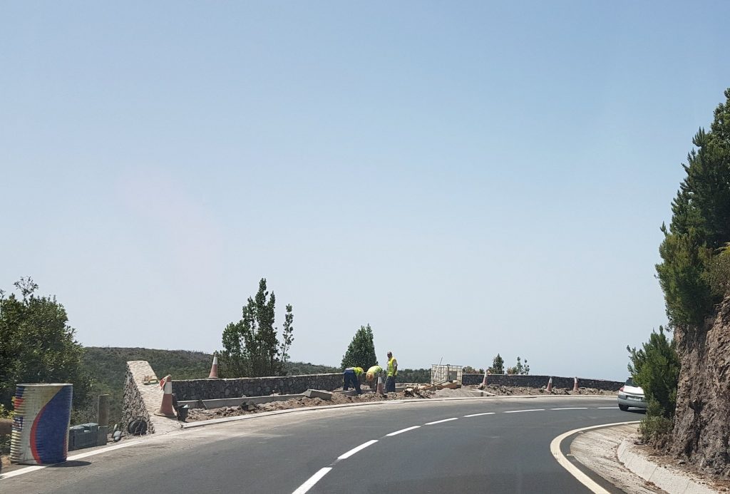 Obras del nuevo mirador en Garajonay, La Gomera | DA