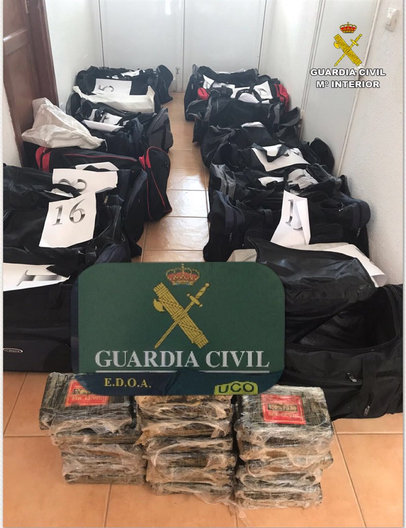 Parte del material incautado por la Guardia Civil en la operación 'Miami' | GUARDIA CIVIL