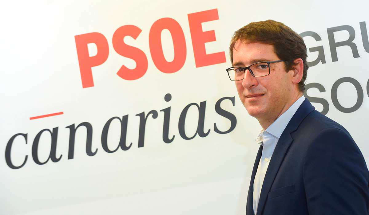Iñaki Lavandera, portavoz del PSOE en el Parlamento canario