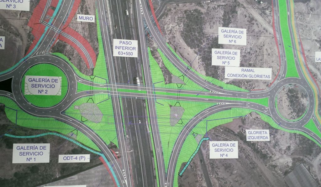 Dos rotondas y nuevos enlaces se construirán en Oroteanda. DA