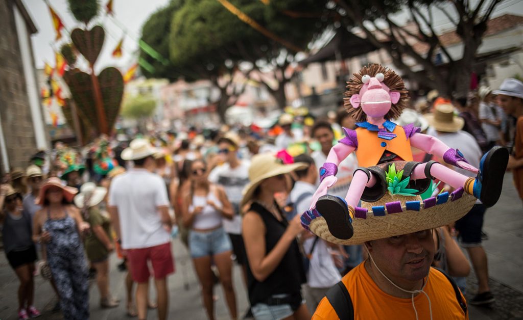 La verbena de La Pamela congrega cada año a cientos de personas en Tejina. Andrés Gutiérrez